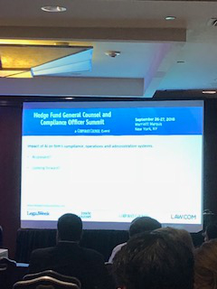 Sponsoring Hedge Fund Global Compliance Conference